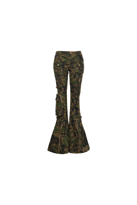 3D Pocket Slim Flare Pants - PSYLOS 1, 3D Pocket Slim Flare Pants, Pants, NyDkyel, PSYLOS 1