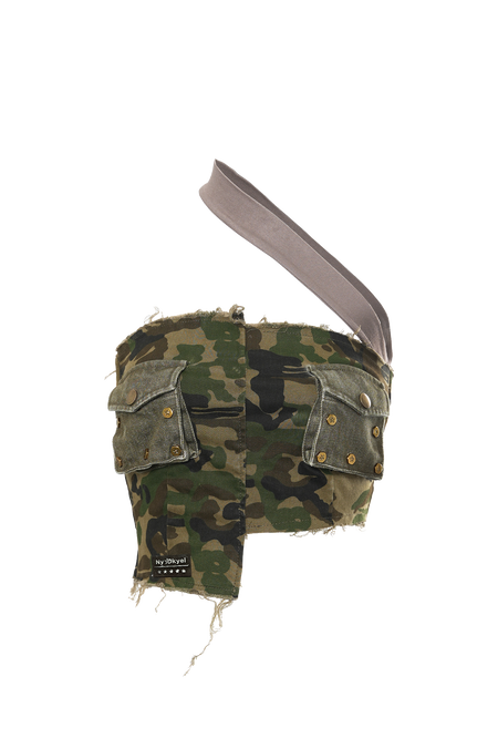 Asym Camo Multi-Pocket Bandeau - PSYLOS 1, Asym Camo Multi-Pocket Bandeau, Top, NyDkyel, PSYLOS 1