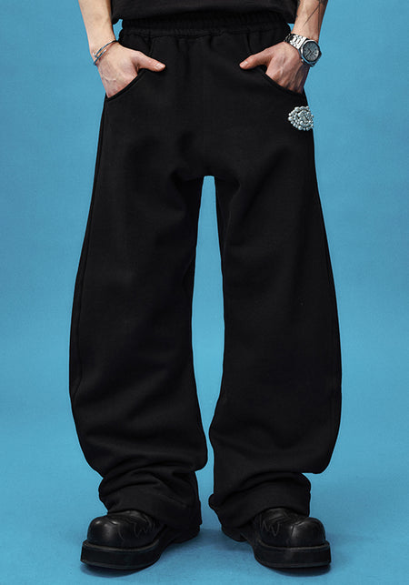 YADcrew丨Pearl Puzzle Logo Scimitar Sweatpants - PSYLOS 1, YADcrew丨Pearl Puzzle Logo Scimitar Sweatpants, Pants, YADcrew•JAPAN, PSYLOS 1