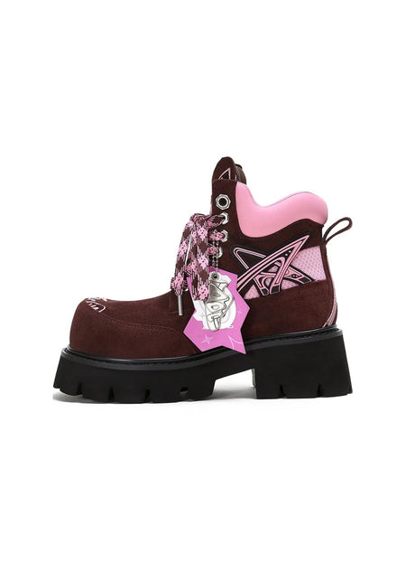 ADC丨Stardust Cat-Ear Black Boots-Purple - PSYLOS 1, ADC丨Stardust Cat-Ear Black Boots-Purple, Boots, ADC, PSYLOS 1