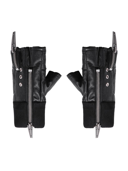 REBEL WAVE丨25SS“WOR”DOUBLE ZIP STRUCTURE LAYERED GLOVES - PSYLOS 1, REBEL WAVE丨25SS“WOR”DOUBLE ZIP STRUCTURE LAYERED GLOVES, Accessories, REBEL WAVE•JAPAN, PSYLOS 1