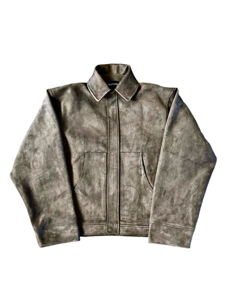 "BEDLAM" Vintage Military Suede Jacket - PSYLOS 1, "BEDLAM" Vintage Military Suede Jacket, Jacket, ANONYM, PSYLOS 1