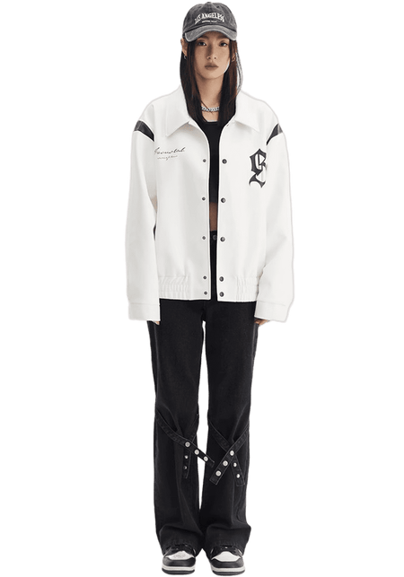Straight High Street Lace Up Jeans - PSYLOS 1, Straight High Street Lace Up Jeans, Pants, iconslab, PSYLOS 1