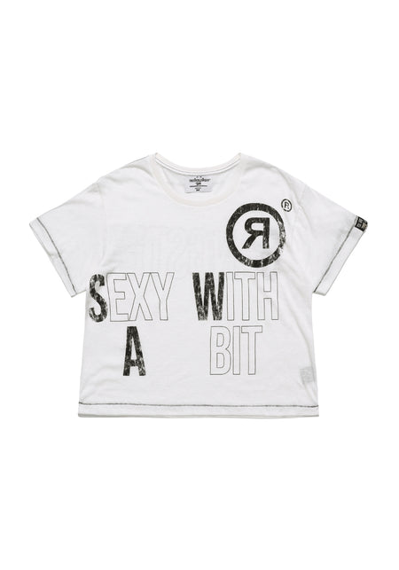 FVVO丨“SEXY WITH A BIT”DTG Printed T-Shirt-White - PSYLOS 1, FVVO丨“SEXY WITH A BIT”DTG Printed T-Shirt-White, T-Shirt, FREE WORLD ORDER, PSYLOS 1