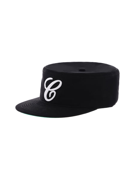 6CRAYON | Flat Brim Embroidered Baseball Cap-Black - PSYLOS 1, 6CRAYON | Flat Brim Embroidered Baseball Cap-Black, Hat, 6CRAYON•JAPAN, PSYLOS 1