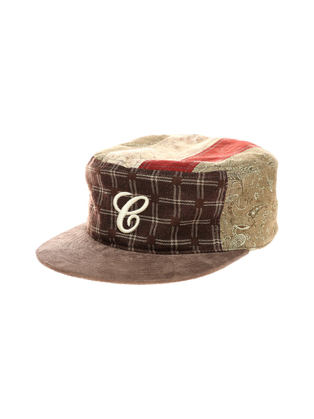 6CRAYON | Vintage Patchwork Embroidered Brim Cap - PSYLOS 1, 6CRAYON | Vintage Patchwork Embroidered Brim Cap, Hat, 6CRAYON•JAPAN, PSYLOS 1