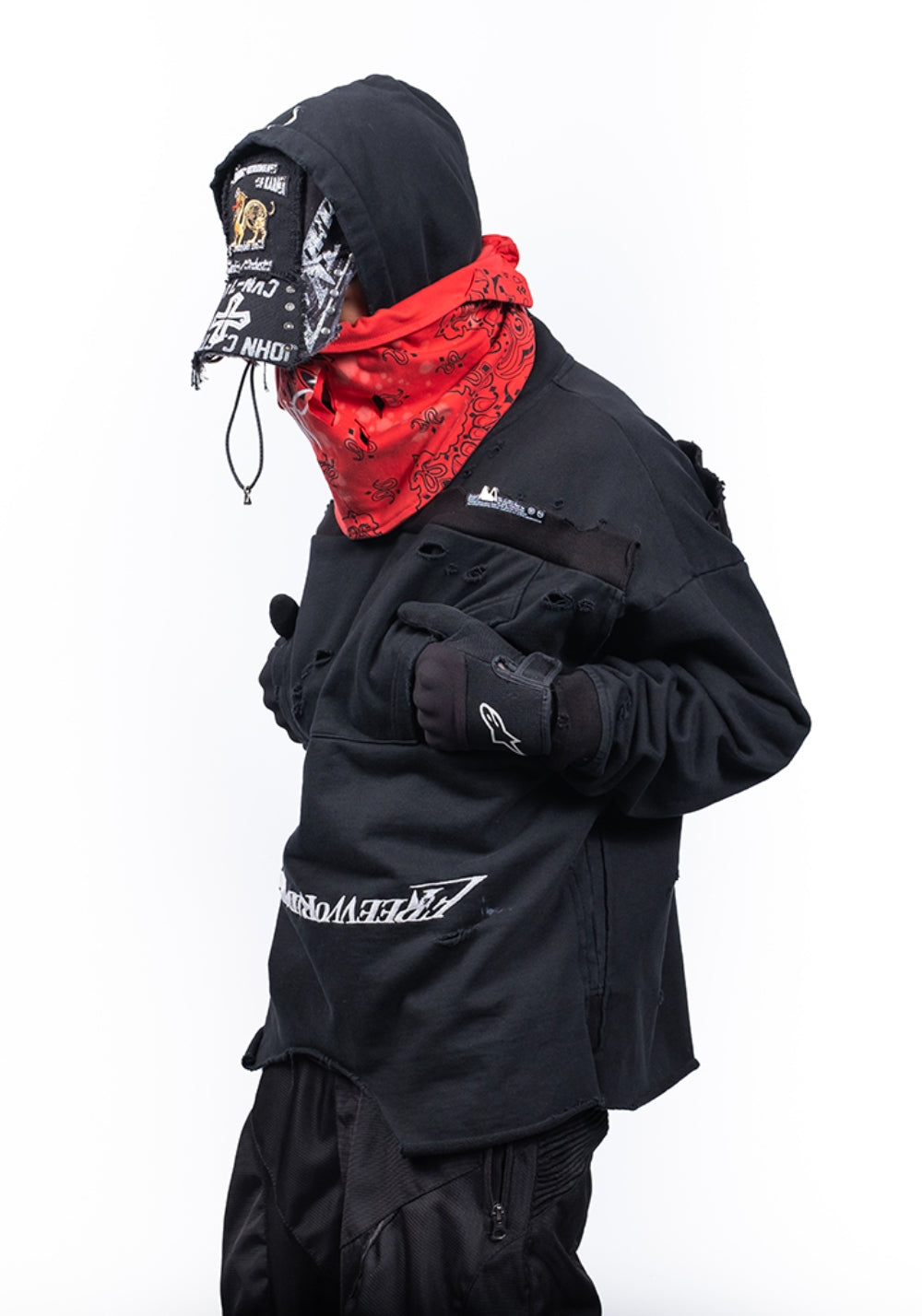 FVVO丨Dirty washed Flip pocket ripped - PSYLOS 1, FVVO丨Dirty washed Flip pocket ripped, Hoodie, FREE WORLD ORDER, PSYLOS 1