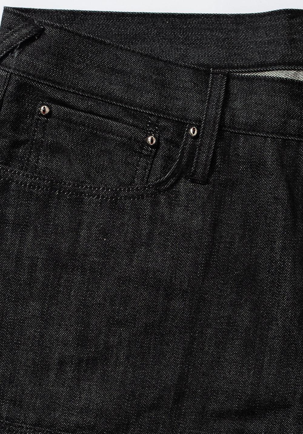 FVVO丨Red Selvedge Embroidered Raw Denim Jeans-Black - PSYLOS 1, FVVO丨Red Selvedge Embroidered Raw Denim Jeans-Black, Pants, FREE WORLD ORDER, PSYLOS 1