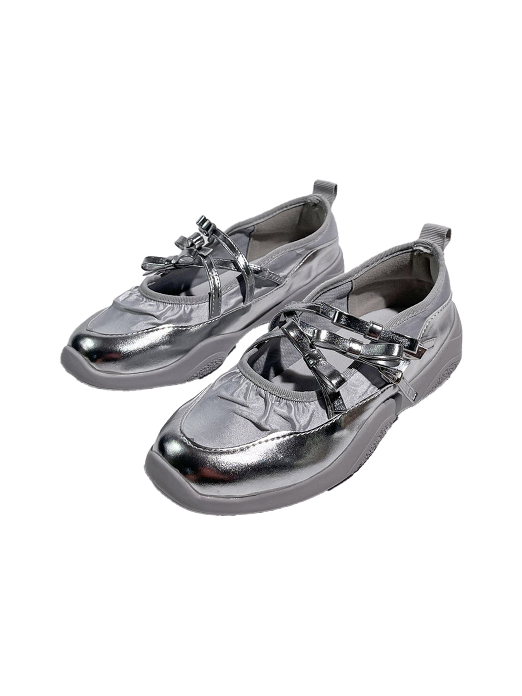 Visual focus | Metallic Flat Mary Jane Ballet Shoes - PSYLOS 1, Visual focus | Metallic Flat Mary Jane Ballet Shoes, Ballet Dexion Flats, Visual focus, PSYLOS 1