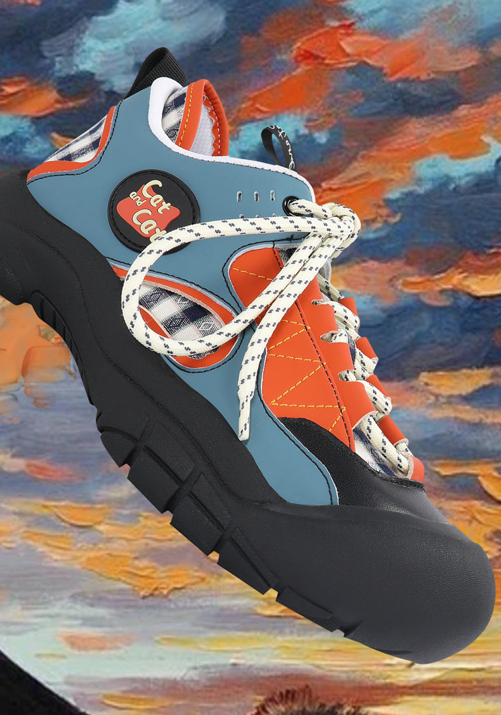 Cat and cat | Chunky Cute Colorblock Casual Sneakers - PSYLOS 1, Cat and cat | Chunky Cute Colorblock Casual Sneakers, Athleisure shoes, Cat and cat, PSYLOS 1