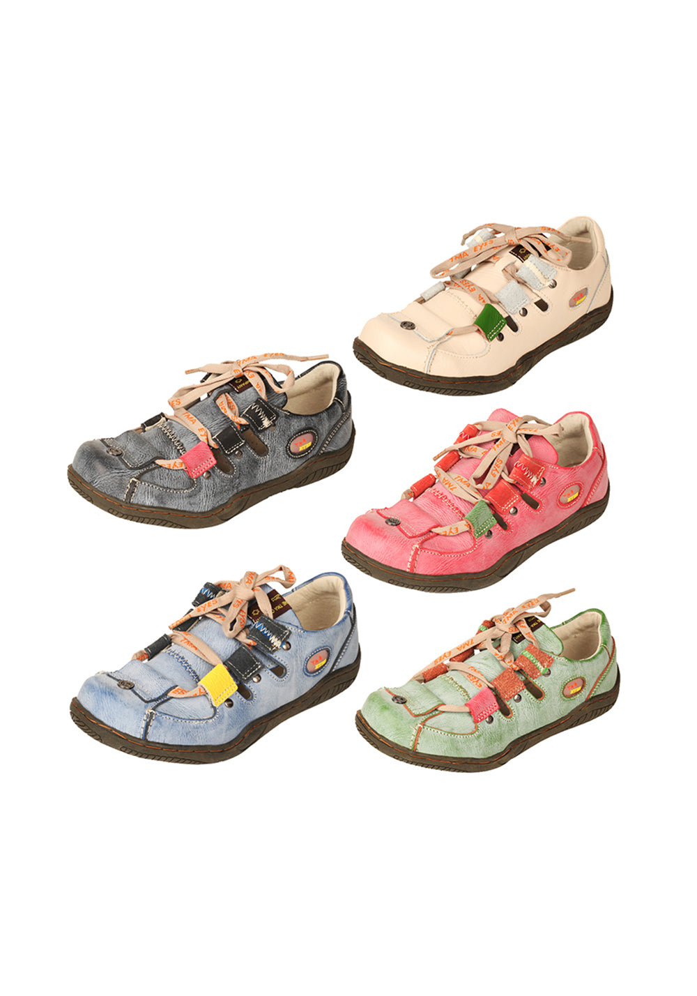 TMA EYES | Retro Flat Genuine Leather Casual Shoes - PSYLOS 1, TMA EYES | Retro Flat Genuine Leather Casual Shoes, Athleisure shoes, TMA EYES, PSYLOS 1