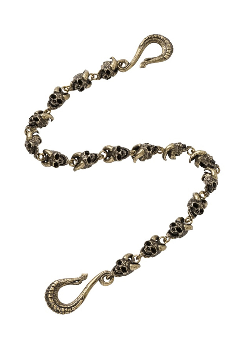 REGEN ZONE丨Distressed Goat Skull Chain - Punk Pants Accessory - PSYLOS 1, REGEN ZONE丨Distressed Goat Skull Chain - Punk Pants Accessory, Accessories, REGEN ZONE•JAPAN, PSYLOS 1