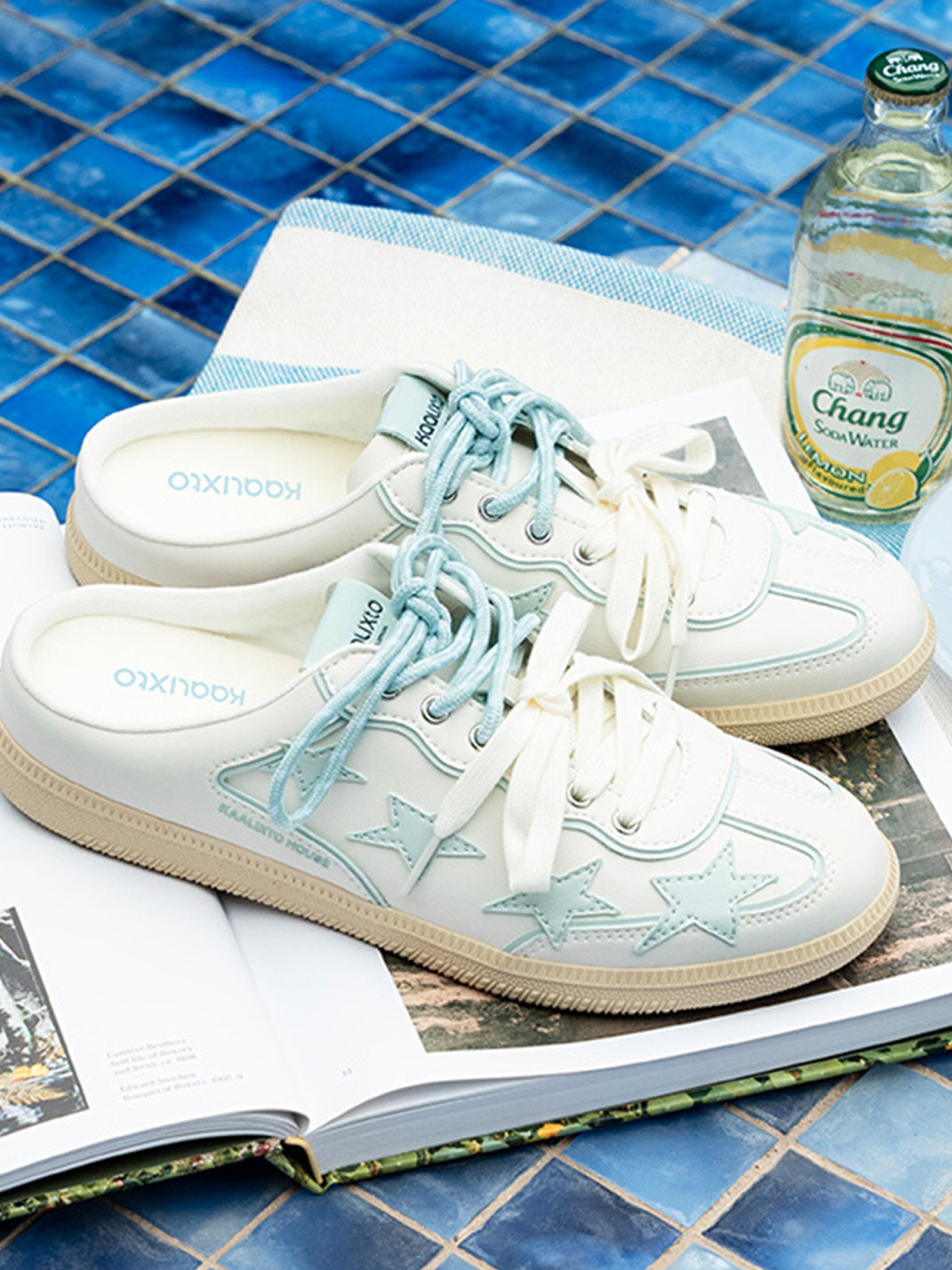 KAALIXTO | Star Design German Style Mules-Blue - PSYLOS 1, KAALIXTO | Star Design German Style Mules-Blue, Sandals, KAALIXTO•JAPAN, PSYLOS 1