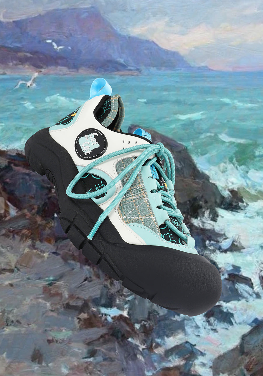 Cat and cat | Colorblock Platform Outdoor Sneakers - PSYLOS 1, Cat and cat | Colorblock Platform Outdoor Sneakers, Athleisure shoes, Cat and cat, PSYLOS 1