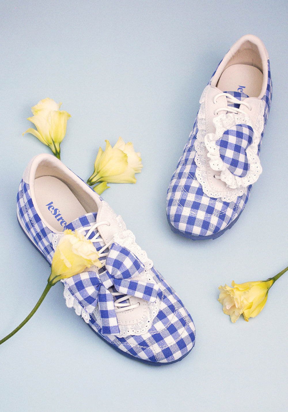 LeStream | Lucky Blue Lace-Up Ballet Flats  - PSYLOS 1, LeStream | Lucky Blue Lace-Up Ballet Flats , Retro Trainers, LeStream, PSYLOS 1