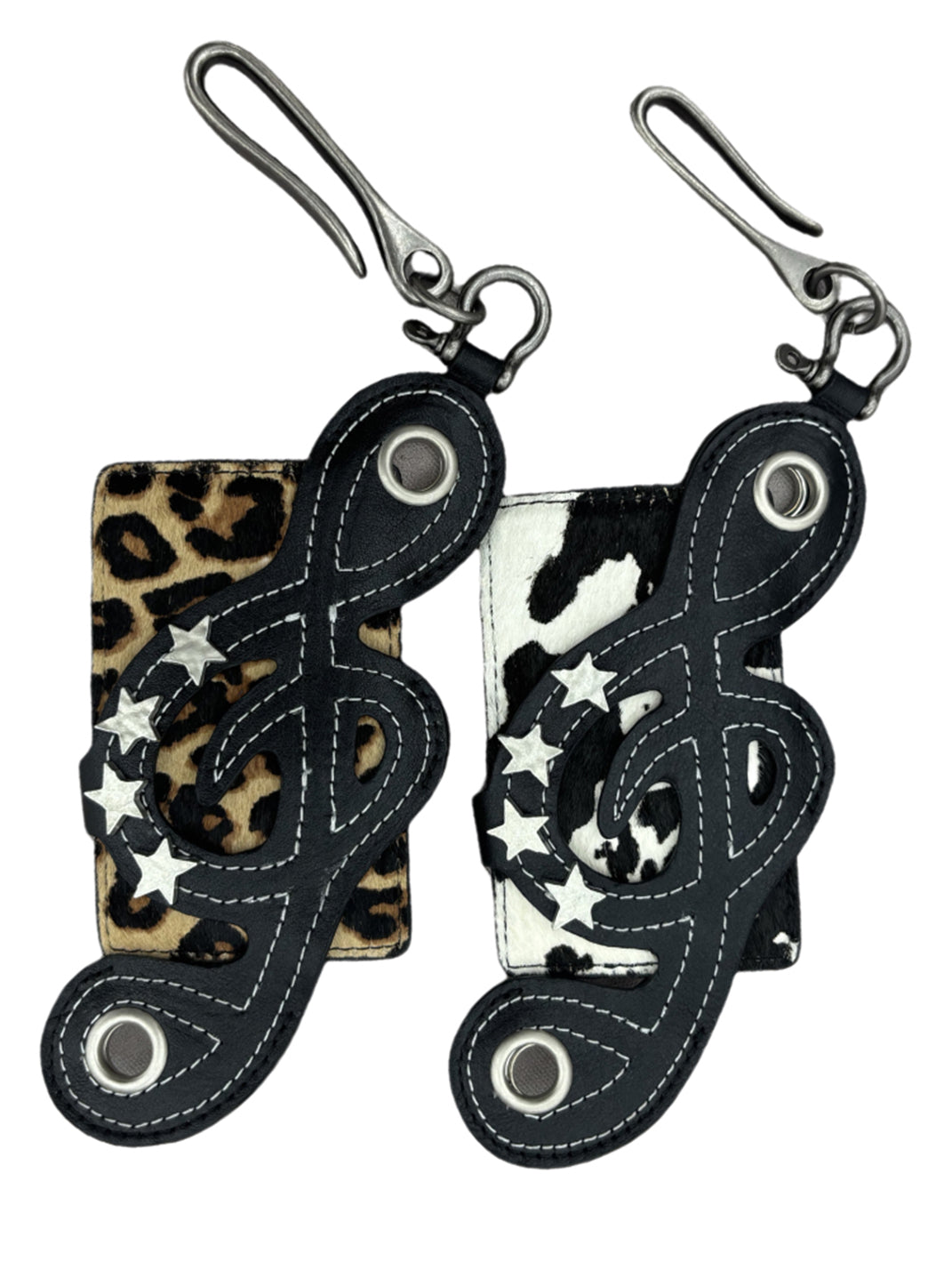 DND4DES | Leopard Cowprint Keychain Wallet - PSYLOS 1, DND4DES | Leopard Cowprint Keychain Wallet, Wallets, DND4DES•JAPAN, PSYLOS 1