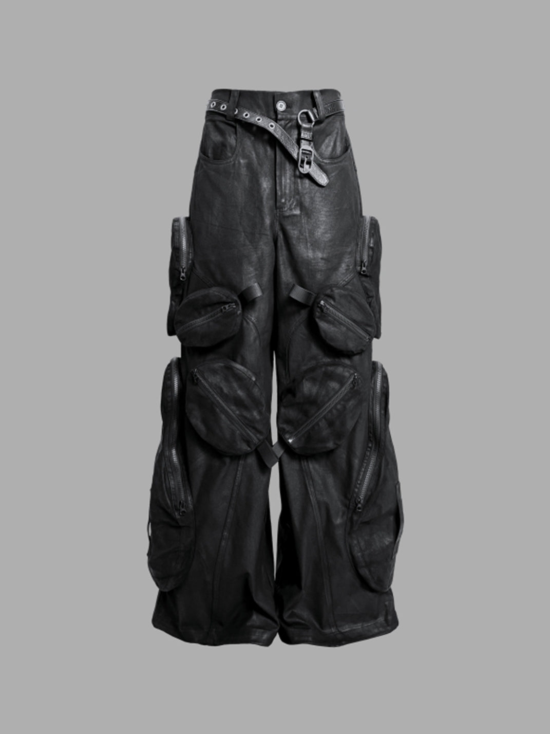 Vanguardia | Dark Pioneer Waxed Loose Utility Pants - PSYLOS 1, Vanguardia | Dark Pioneer Waxed Loose Utility Pants, Men's Wear, Vanguardia, PSYLOS 1