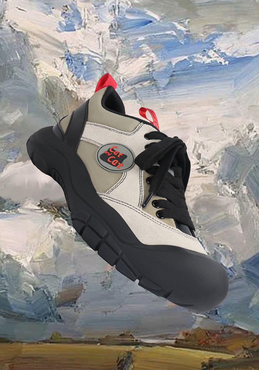 Cat and cat | Chunky Lace-Up Outdoor Round Toe Shoes - PSYLOS 1, Cat and cat | Chunky Lace-Up Outdoor Round Toe Shoes, Athleisure shoes, Cat and cat, PSYLOS 1