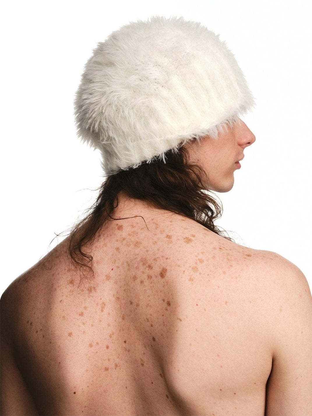 NUTEMPEROR | Furry Knit Beanie Hat-White - PSYLOS 1, NUTEMPEROR | Furry Knit Beanie Hat-White, Hat, NUTEMPEROR•JAPAN, PSYLOS 1