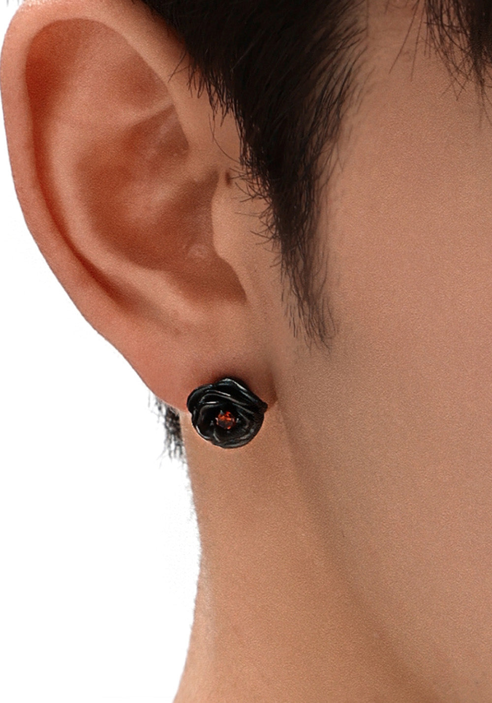 Losing Bargain丨Black Rose Stud Earrings - PSYLOS 1, Losing Bargain丨Black Rose Stud Earrings, Accessories, Losing Bargain, PSYLOS 1