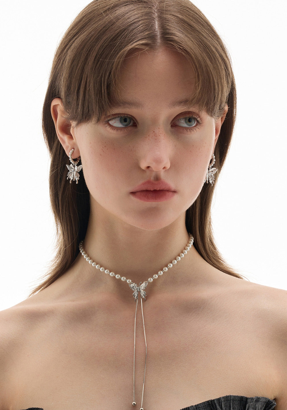 SUN HUNTER丨Adjustable Pearl Butterfly Necklace - PSYLOS 1, SUN HUNTER丨Adjustable Pearl Butterfly Necklace, Accessories, SUN HUNTER, PSYLOS 1