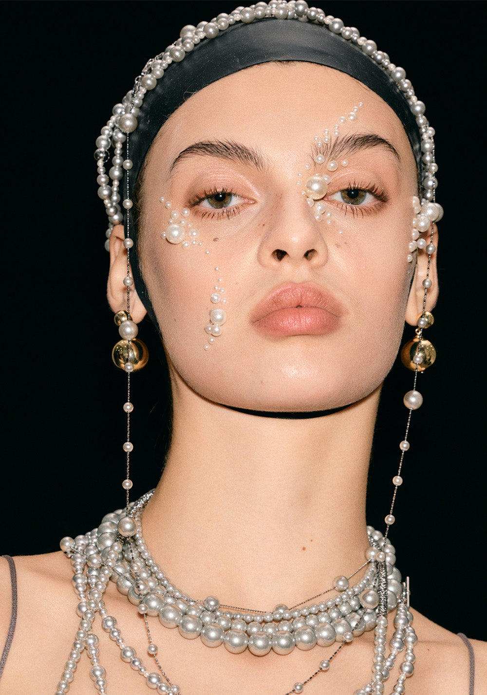 SUN HUNTER丨Broken Pearl Necklace & Mismatch Pearl Ear Set - PSYLOS 1, SUN HUNTER丨Broken Pearl Necklace & Mismatch Pearl Ear Set, Accessories, SUN HUNTER, PSYLOS 1