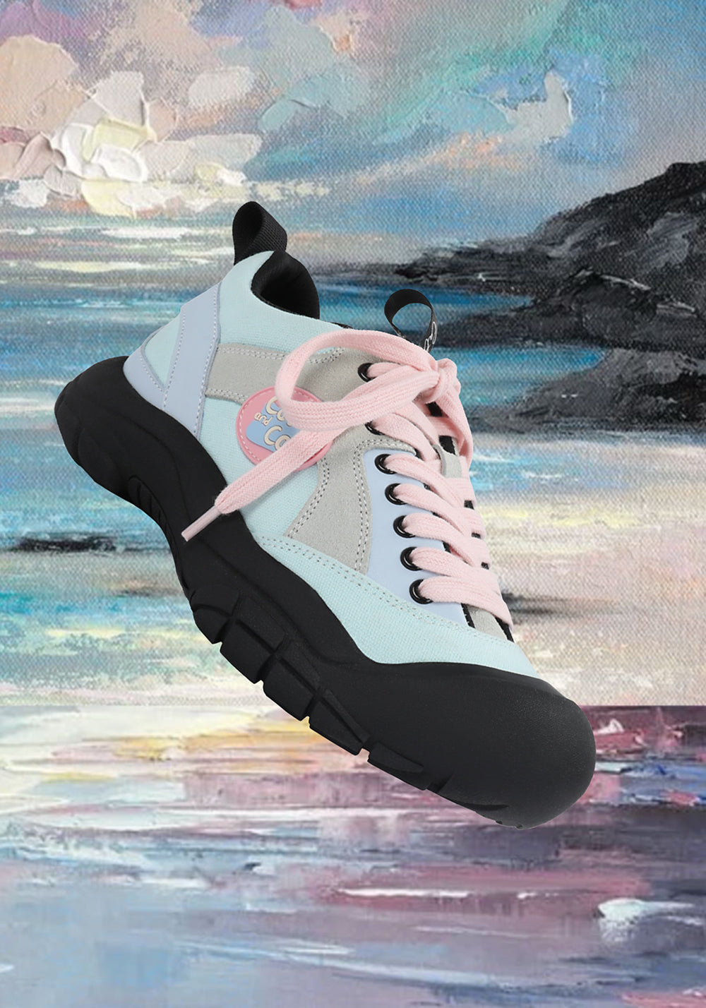 Cat and cat | Round Toe Chunky Sole Casual Sneakers - PSYLOS 1, Cat and cat | Round Toe Chunky Sole Casual Sneakers, Athleisure shoes, Cat and cat, PSYLOS 1