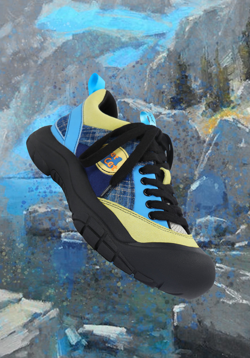 Cat and cat | Thick Sole Lace-Up Casual Sneakers - PSYLOS 1, Cat and cat | Thick Sole Lace-Up Casual Sneakers, Athleisure shoes, Cat and cat, PSYLOS 1