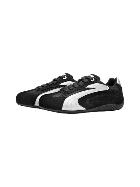 SENGUOGUO | "Apex" Retro Motor Sports Racing Trainer-Black - PSYLOS 1, SENGUOGUO | "Apex" Retro Motor Sports Racing Trainer-Black, Retro Trainers, SENGUOGUO, PSYLOS 1