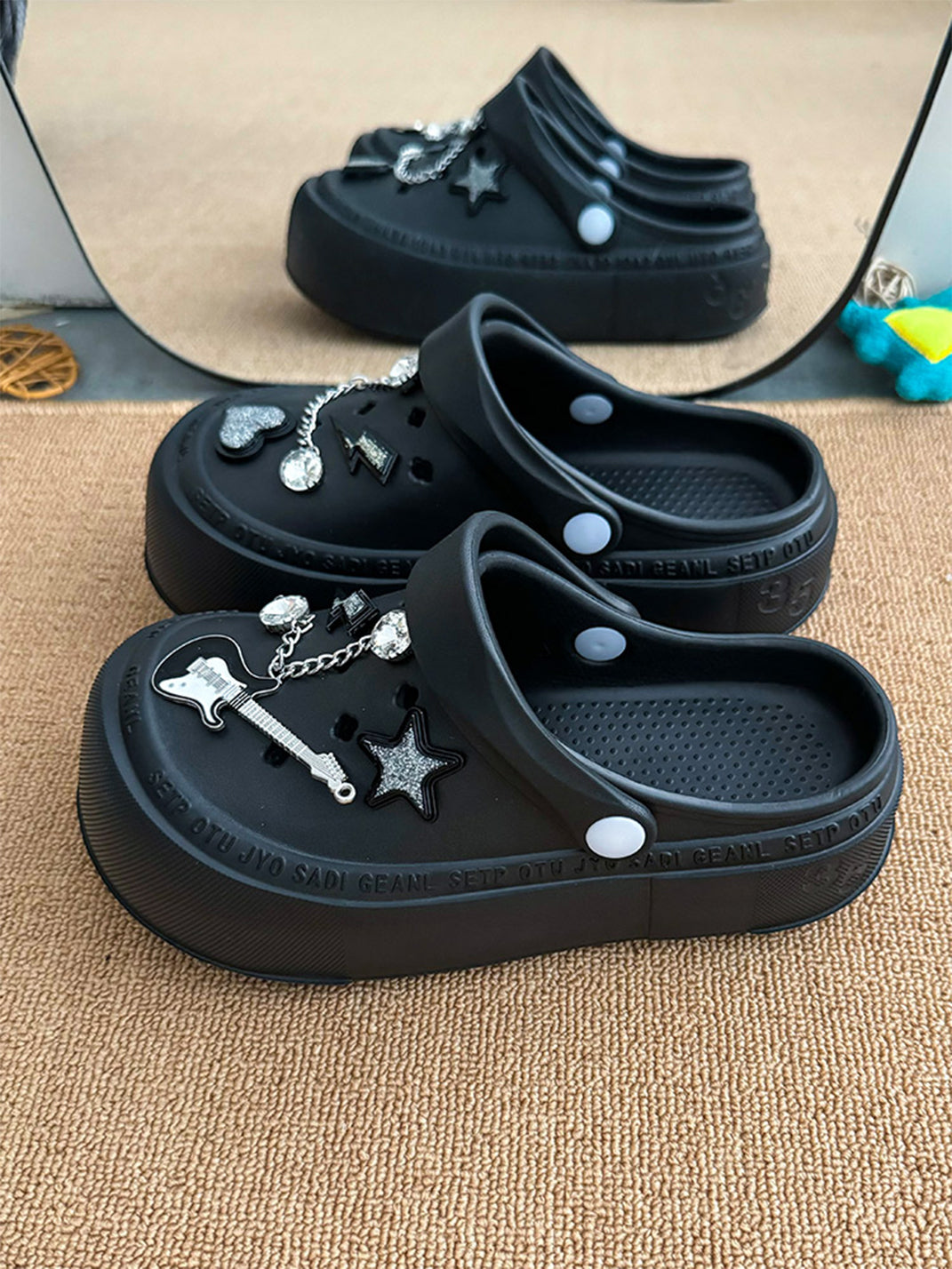 UNFAIR | Guitar Design EVA Clogs Couple Beach Sandals - PSYLOS 1, UNFAIR | Guitar Design EVA Clogs Couple Beach Sandals, Sandals, UNFAIR, PSYLOS 1