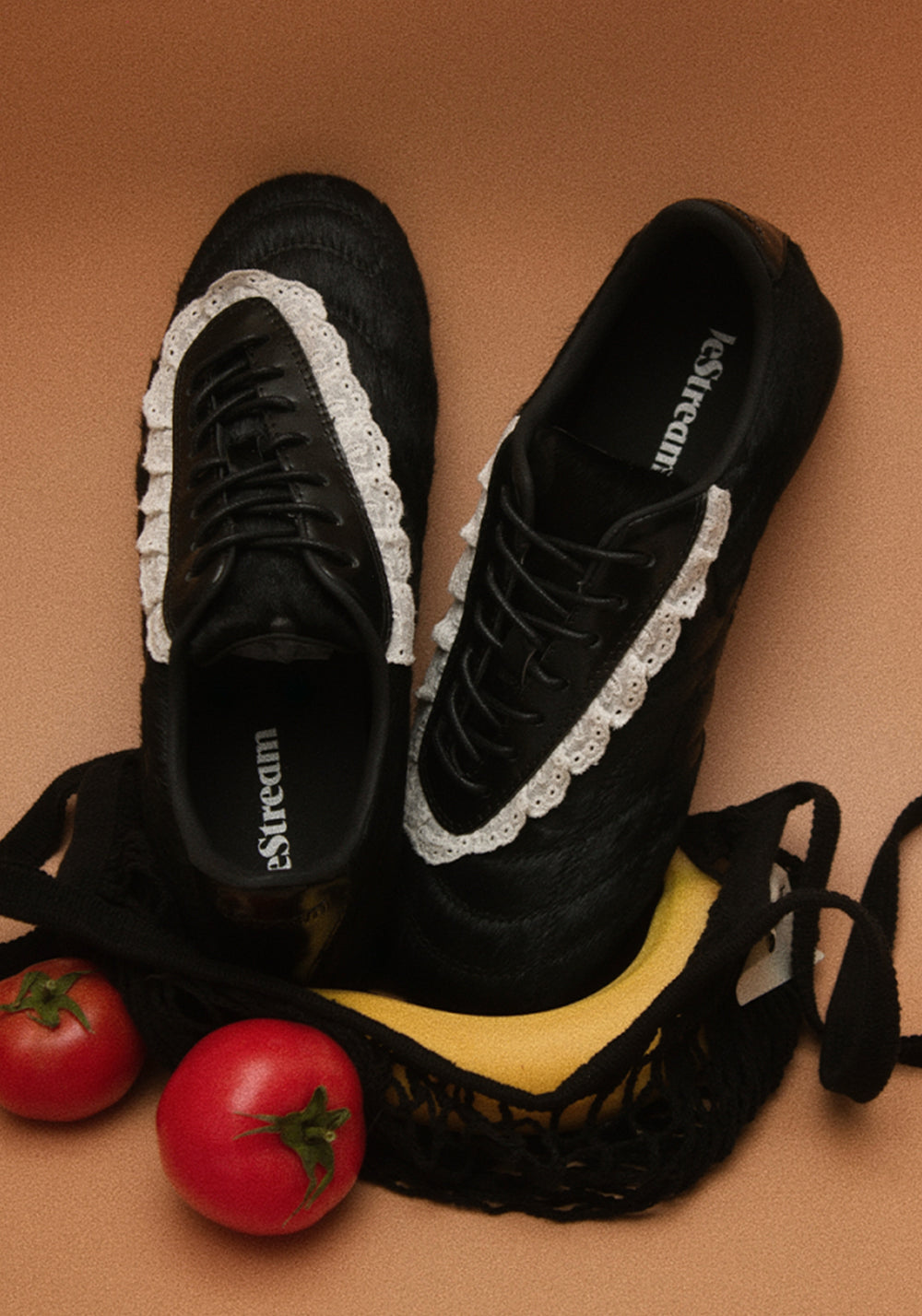 LeStream | Lace-Up Ballet Flats - Dark Horse Edition - PSYLOS 1, LeStream | Lace-Up Ballet Flats - Dark Horse Edition, Retro Trainers, LeStream, PSYLOS 1