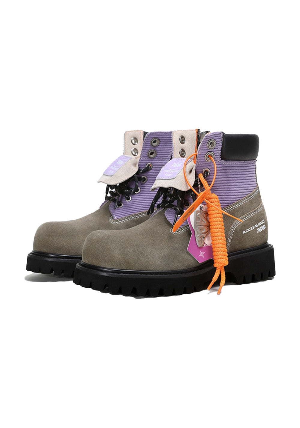ADC丨Stardust Series Martin Boots-Gray&Purple - PSYLOS 1, ADC丨Stardust Series Martin Boots-Gray&Purple, Boots, ADC, PSYLOS 1