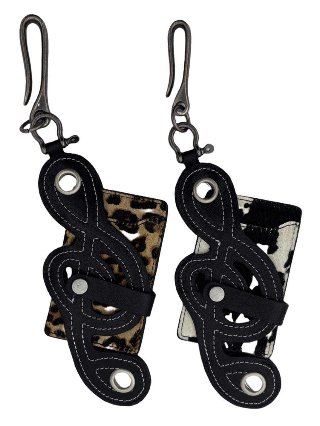 DND4DES | Leopard Cowprint Keychain Wallet - PSYLOS 1, DND4DES | Leopard Cowprint Keychain Wallet, Wallets, DND4DES•JAPAN, PSYLOS 1