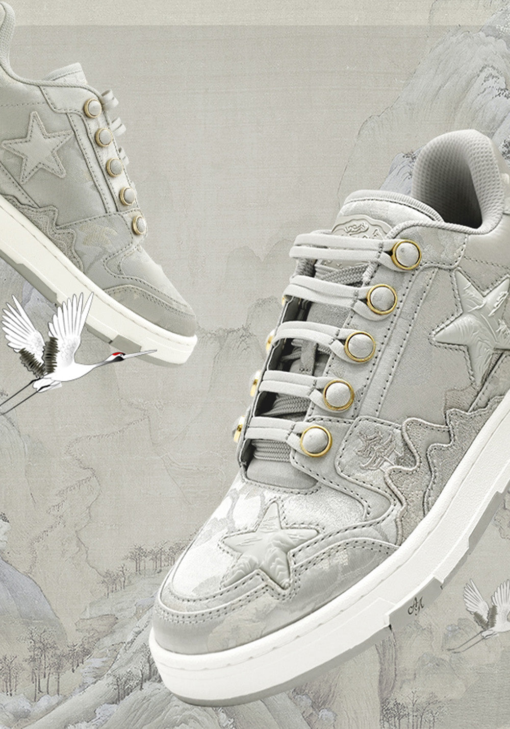 KAALIXTO丨Star Sneakers-Thousand Miles of Rivers and Mountains Limited Edition - PSYLOS 1, KAALIXTO丨Star Sneakers-Thousand Miles of Rivers and Mountains Limited Edition, Skate Shoes, KAALIXTO•JAPAN, PSYLOS 1