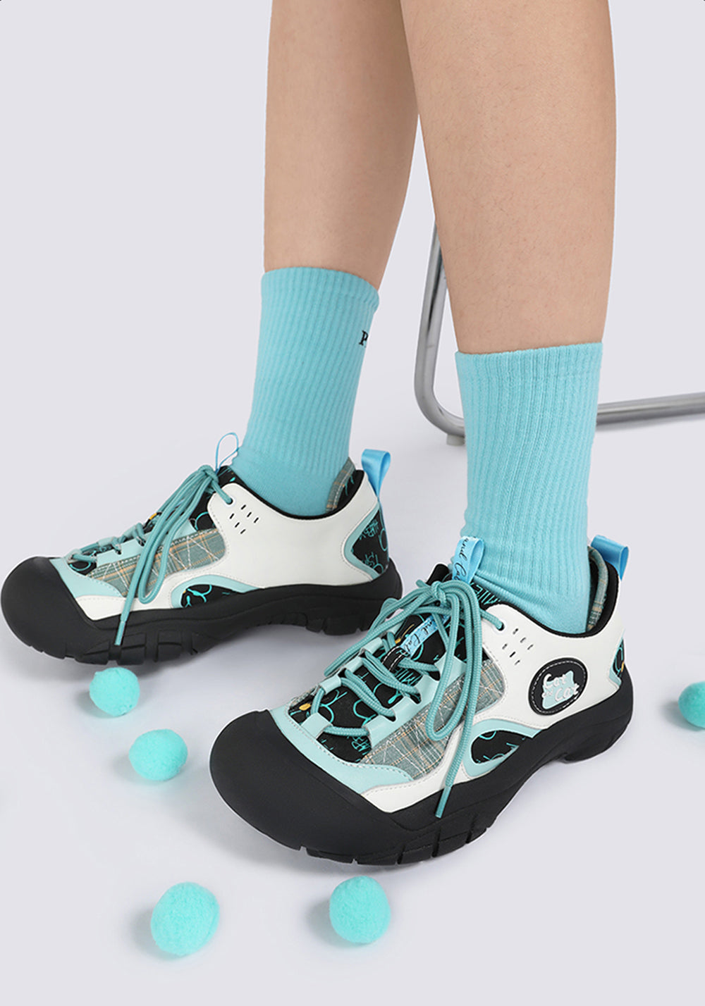 Cat and cat | Colorblock Platform Outdoor Sneakers - PSYLOS 1, Cat and cat | Colorblock Platform Outdoor Sneakers, Athleisure shoes, Cat and cat, PSYLOS 1