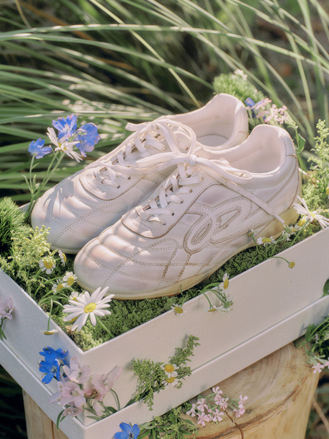 GOODBAI | Retro Leather Soccer Football Flat Trainer-White - PSYLOS 1, GOODBAI | Retro Leather Soccer Football Flat Trainer-White, Retro Trainers, GOODBAI, PSYLOS 1