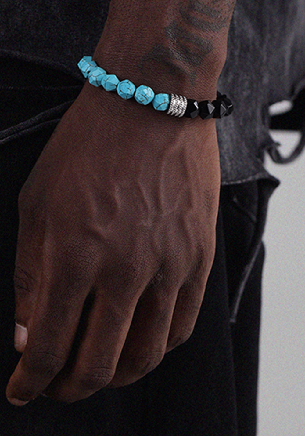 LUXTA丨Obsidian Bead Stretch Bracelet - PSYLOS 1, LUXTA丨Obsidian Bead Stretch Bracelet, Accessories, LUXTA, PSYLOS 1