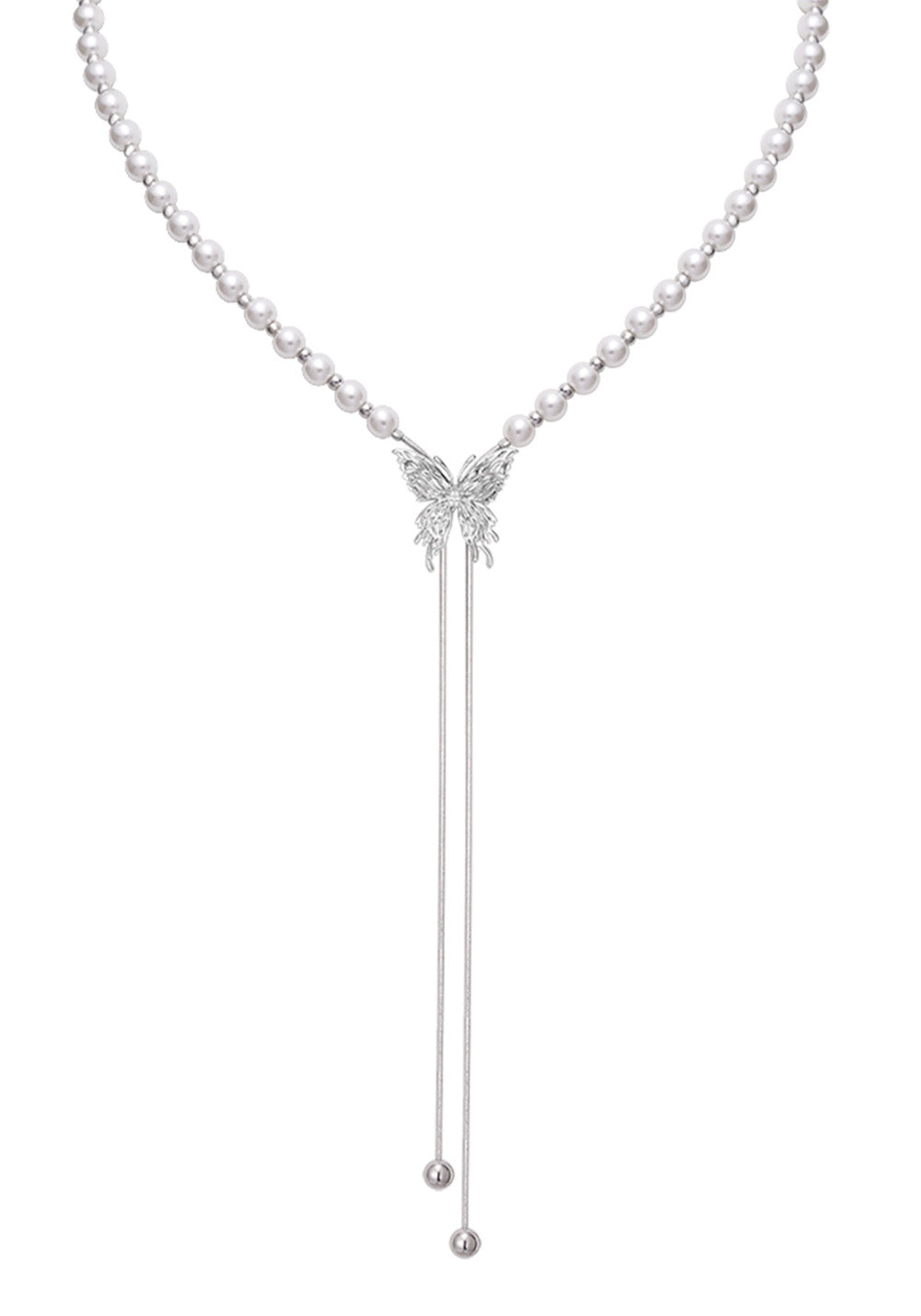 SUN HUNTER丨Adjustable Pearl Butterfly Necklace - PSYLOS 1, SUN HUNTER丨Adjustable Pearl Butterfly Necklace, Accessories, SUN HUNTER, PSYLOS 1
