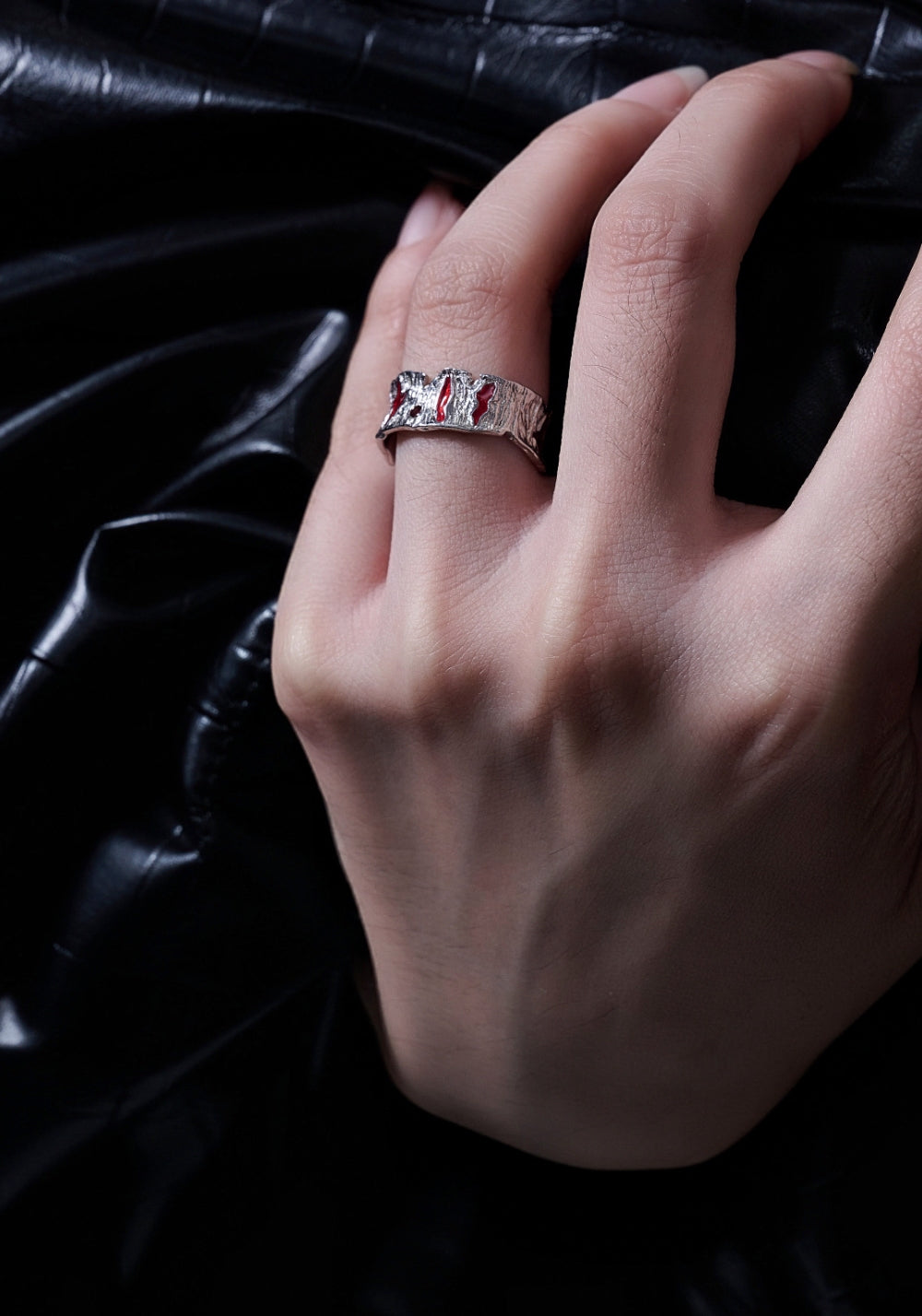 ILLuSoRy丨Dark Silver Adjustable Ring - PSYLOS 1, ILLuSoRy丨Dark Silver Adjustable Ring, Accessories, ILLuSoRy, PSYLOS 1