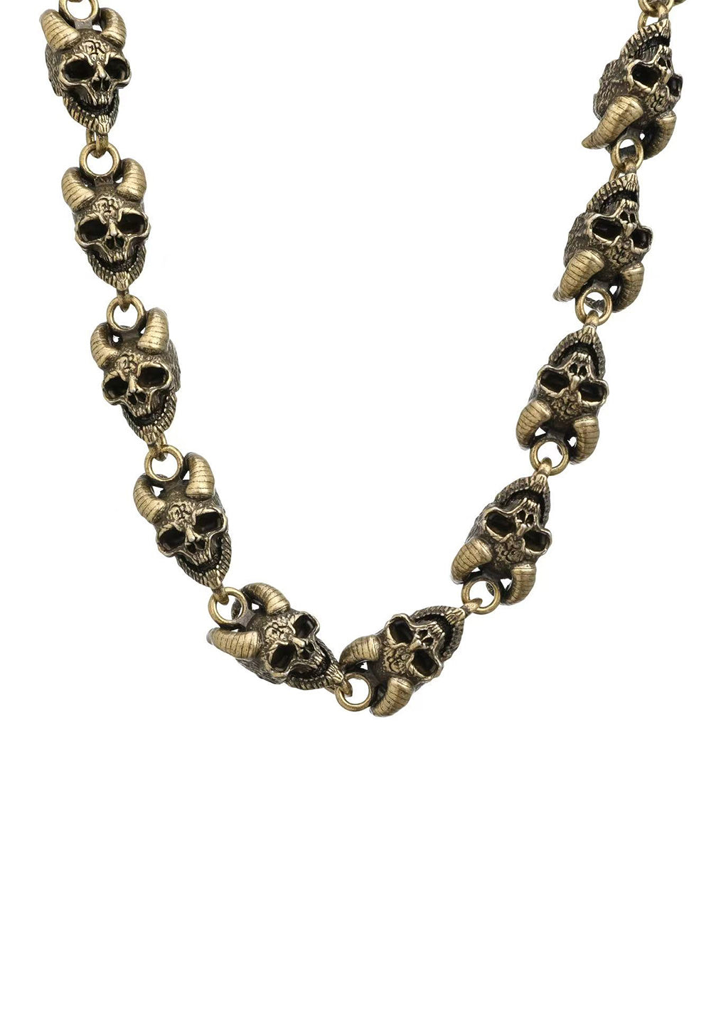 REGEN ZONE丨Distressed Goat Skull Chain - Punk Pants Accessory - PSYLOS 1, REGEN ZONE丨Distressed Goat Skull Chain - Punk Pants Accessory, Accessories, REGEN ZONE•JAPAN, PSYLOS 1