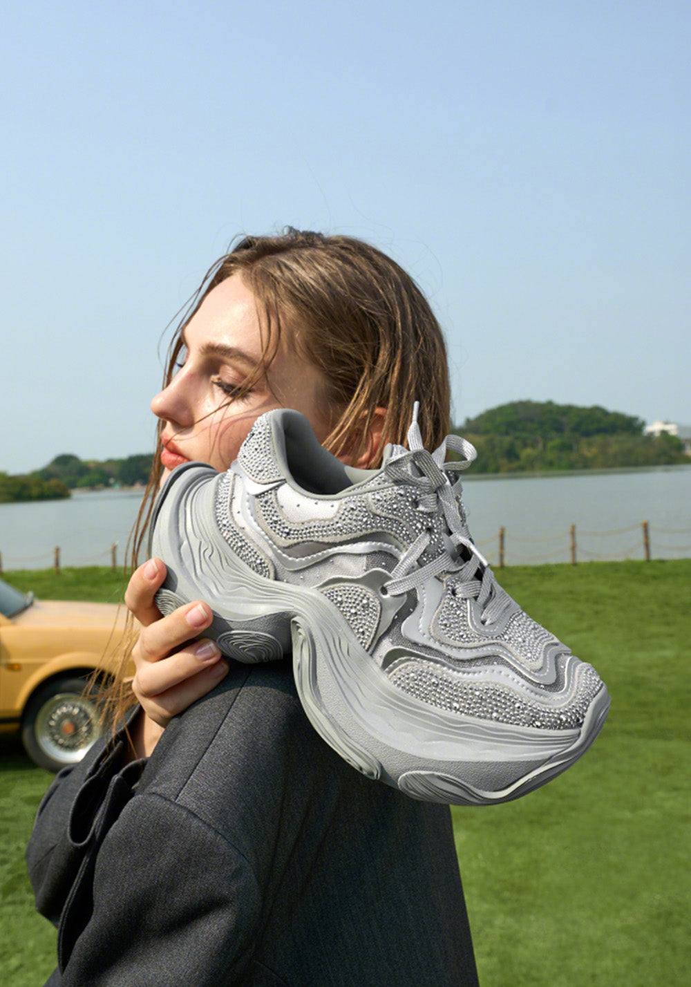 XMZY | Starlight Goddess Platforms-Gray - PSYLOS 1, XMZY | Starlight Goddess Platforms-Gray, Chunky Sneakers, XMZY•JAPAN, PSYLOS 1