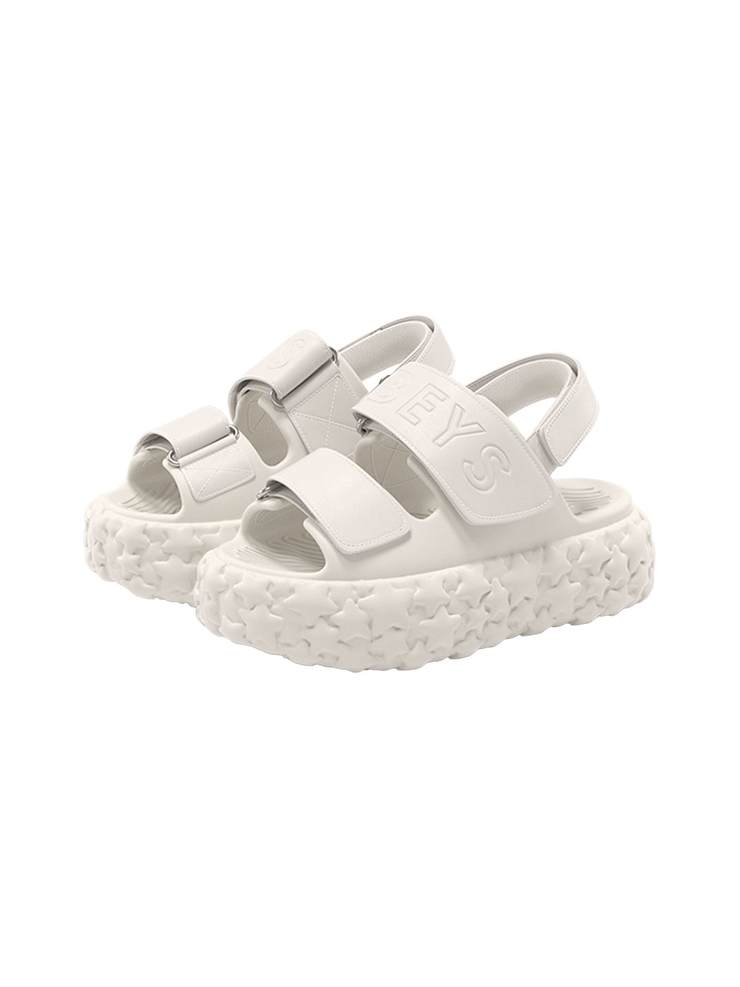 BEYS | Chunky Star Sandals Women Fashion Shoes-White - PSYLOS 1, BEYS | Chunky Star Sandals Women Fashion Shoes-White, Sandals, BEYS, PSYLOS 1