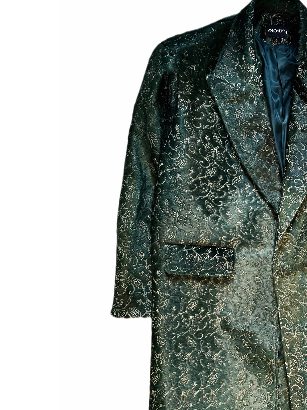 ANONYM | Tree Pattern Mural Faux Fur Coat - PSYLOS 1, ANONYM | Tree Pattern Mural Faux Fur Coat, Coat, ANONYM, PSYLOS 1