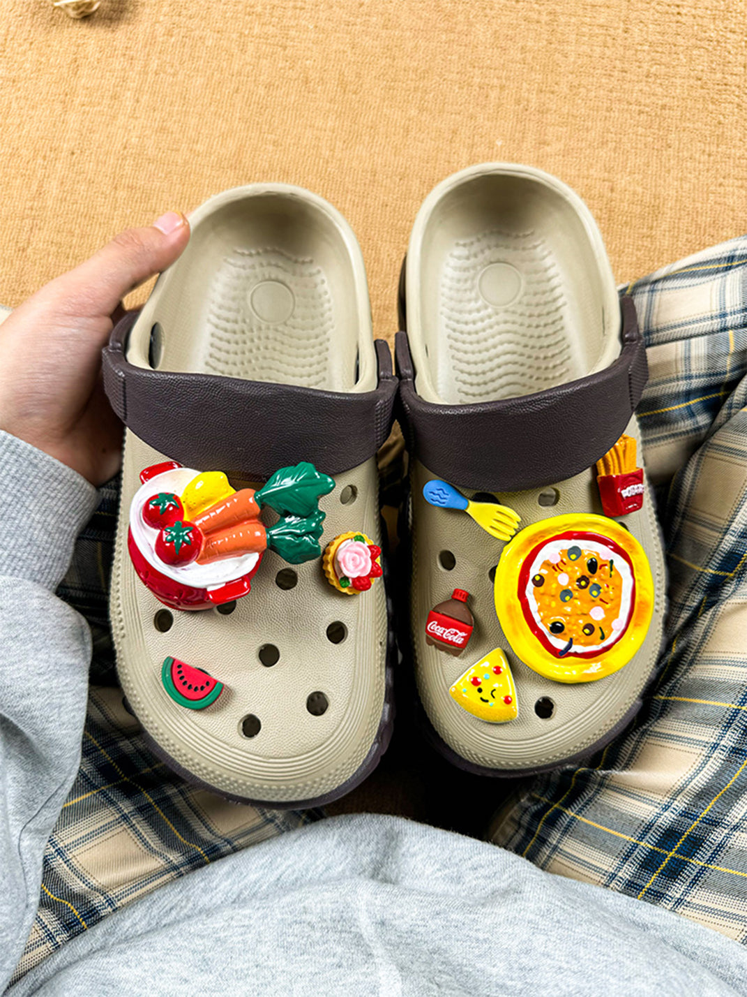 UNFAIR | Pizza Style EVA Clogs Funny Chunky Sandals - PSYLOS 1, UNFAIR | Pizza Style EVA Clogs Funny Chunky Sandals, Sandals, UNFAIR, PSYLOS 1