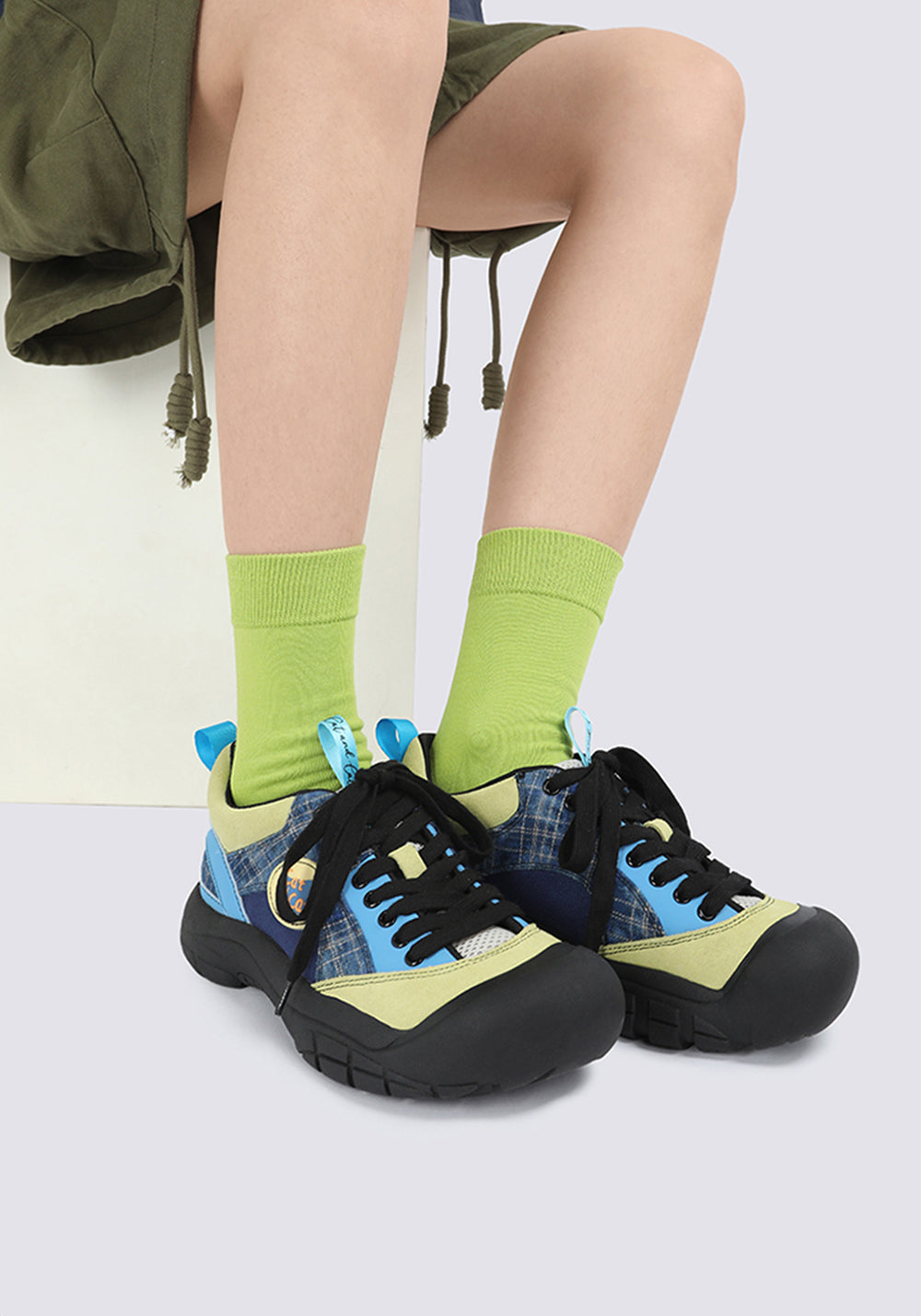 Cat and cat | Thick Sole Lace-Up Casual Sneakers - PSYLOS 1, Cat and cat | Thick Sole Lace-Up Casual Sneakers, Athleisure shoes, Cat and cat, PSYLOS 1