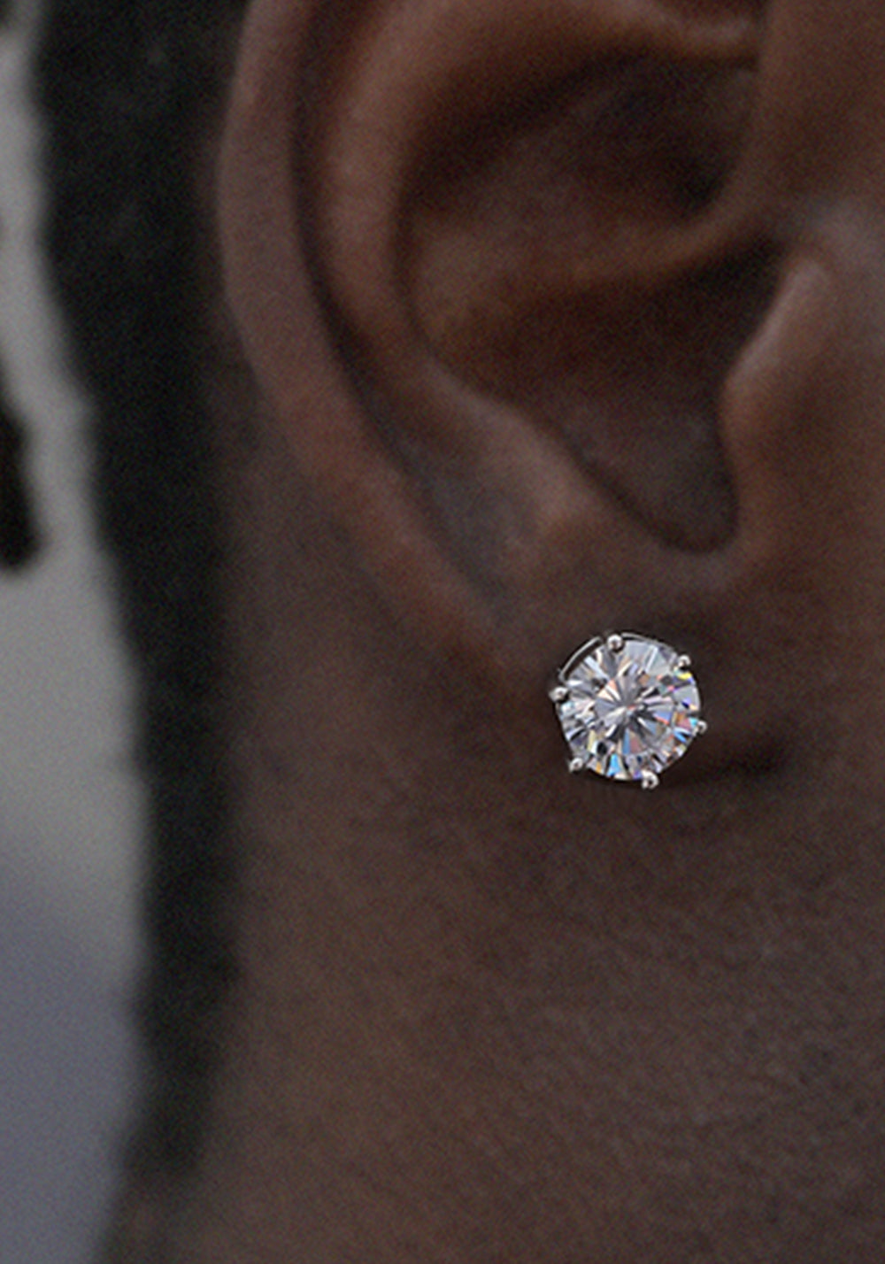 LUXTA丨Zircon Silver Cartilage Studs - PSYLOS 1, LUXTA丨Zircon Silver Cartilage Studs, Accessories, LUXTA, PSYLOS 1