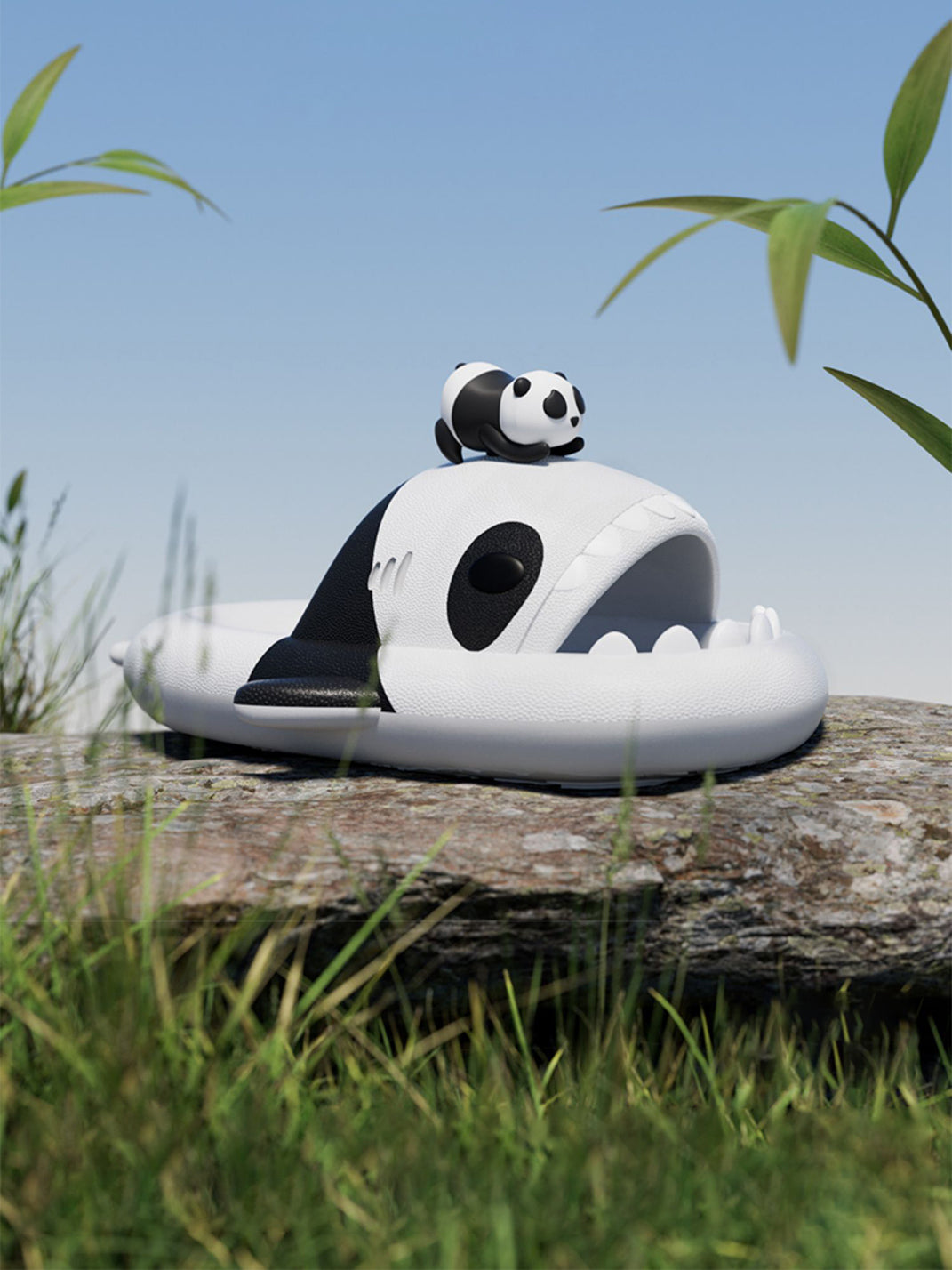 Chedoir | Panda Shark Anti-Slip Slides - PSYLOS 1, Chedoir | Panda Shark Anti-Slip Slides, Slippers, Chedoir, PSYLOS 1