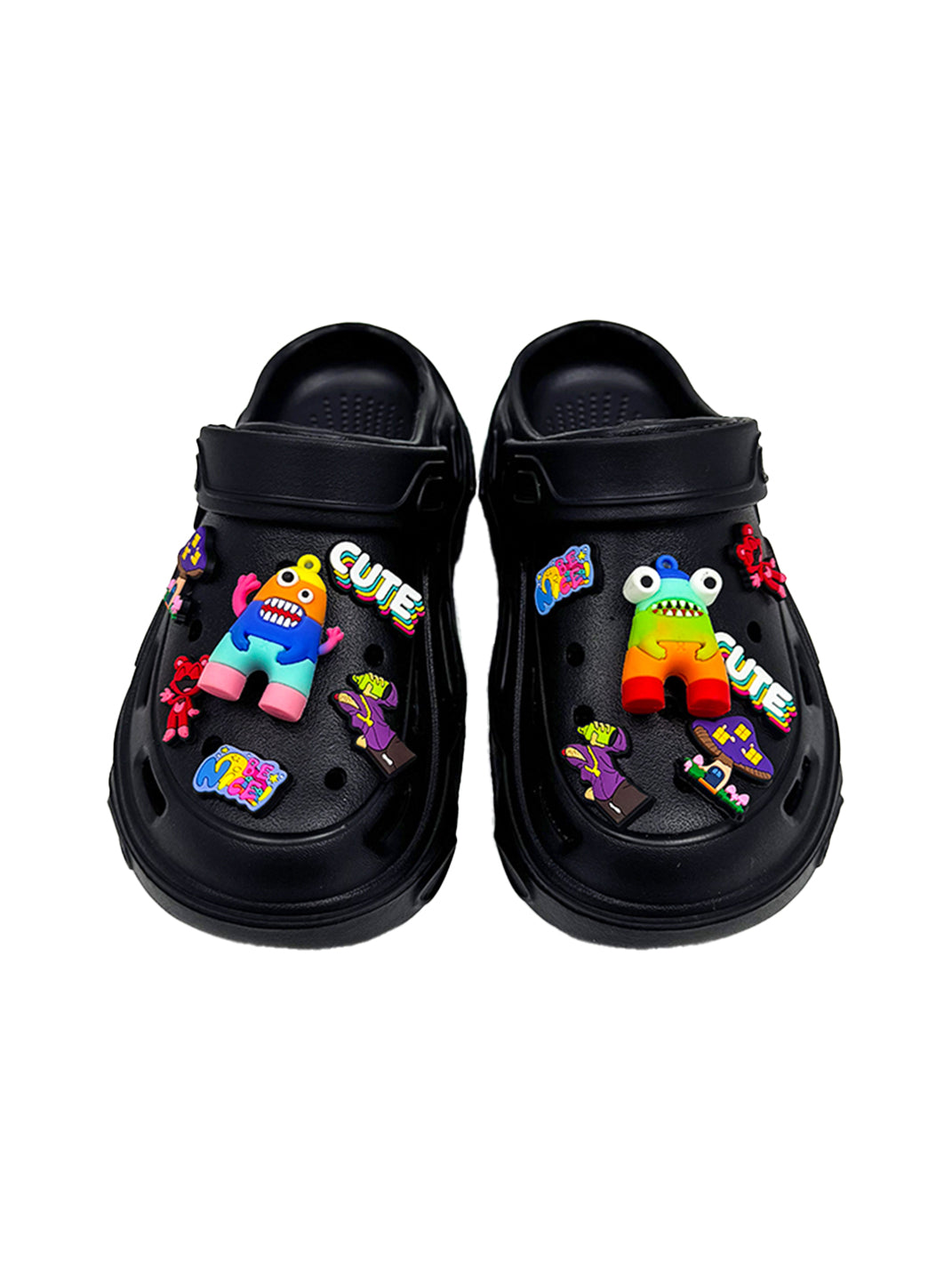 UNFAIR | Rainbow Monster EVA Platform Couple Slides - PSYLOS 1, UNFAIR | Rainbow Monster EVA Platform Couple Slides, Sandals, UNFAIR, PSYLOS 1