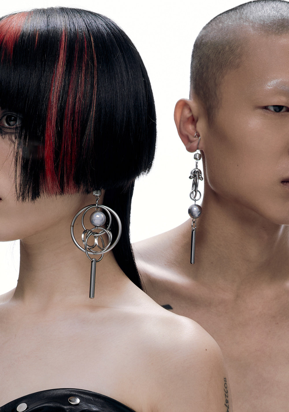 ILLuSoRy丨Steampunk Titanium Earrings - PSYLOS 1, ILLuSoRy丨Steampunk Titanium Earrings, Accessories, ILLuSoRy, PSYLOS 1