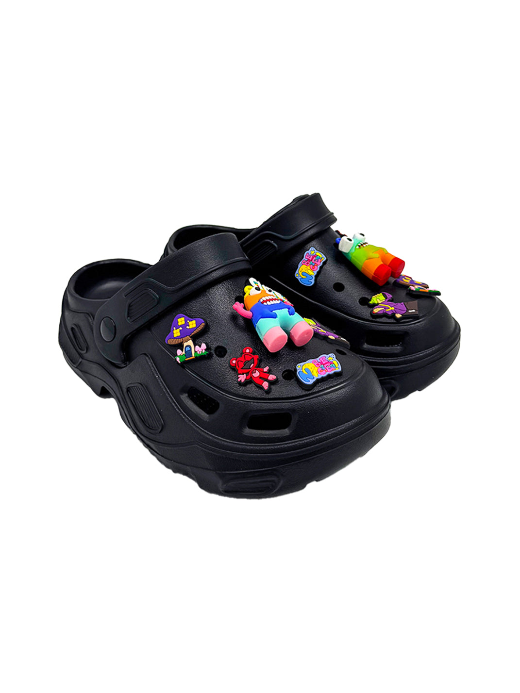 UNFAIR | Rainbow Monster EVA Platform Couple Slides - PSYLOS 1, UNFAIR | Rainbow Monster EVA Platform Couple Slides, Sandals, UNFAIR, PSYLOS 1
